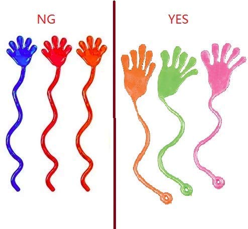 Tuko Sticky Hands 20PCS Set - Fun Stretchy Toys for Kids' Parties, Silicone, Model HTH55