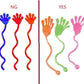 Tuko 40 Pcs Sticky Hands, Sticky Finger, Kids' Party Favor Sets, Fun Toys, Party Favors, Wacky Fun Stretchy Sticky Hands, Party Favors, Birthday Parties, Toys For Sensory Kids,40Pcs