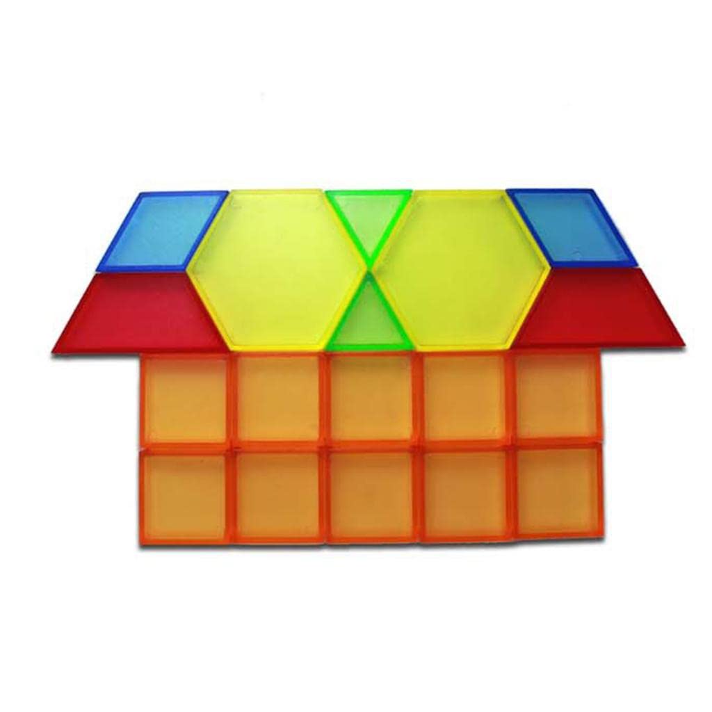 Trendivibe 180 Pieces Translucent Colorful Building Blocks Educational Toys For Kids| Educational Toy For Kids | Fun & Learning 