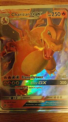 Pokemon - Charizard Gx - Sm211 - Hidden Fates Promo Card - Holo Foil - Nm/M - 100% Guaranteed Authentic