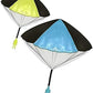 Toys+ 2 Pack Tangle Free tossing Parachute Men with Large 20 Parachutes! Blue  Orange  Pink and Yellow for Kids and Children Parachute Man
