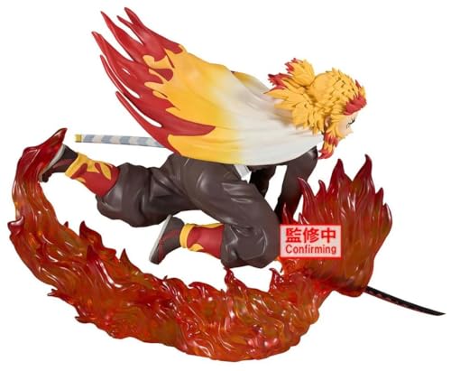 Banpresto - Demon Slayer: Kimetsu no Yaiba - Kyojuro Rengoku Vibration Stars Plus Figure