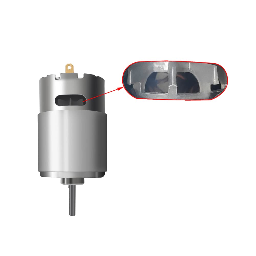 2 Pcs 24V RS555 35000RPM Electric Motor Drive Engine for Power Wheel Motor Upgrade,High Speed Motor Gearbox Accessories for Powe