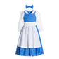 Belle Provincial Village Costume Blue Belle Dress Princess Belle Dress Beauty Beast Costume