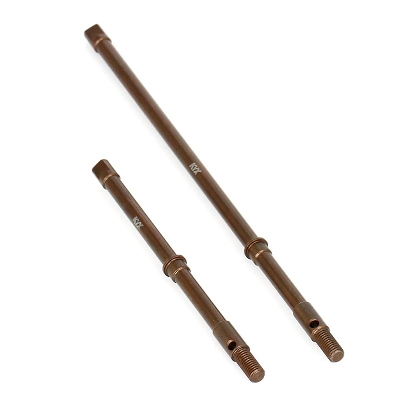 KYX Racing Hardened Steel Straight Axle Shafts Upgrades Parts Accessories for RC Crawler Car Axial RBX10 RYFT Rear Axle