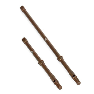 KYX Racing Hardened Steel Straight Axle Shafts Upgrades Parts Accessories for RC Crawler Car Axial RBX10 RYFT Rear Axle