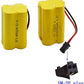 Blomiky 2 Cuboid 4.8V 700mAH AA NiCd Rechargeable Battery SM-2P Connector for HY800 F1 F3 RC Boat and RC Bus RC School Bus F1 Ba