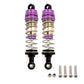 4PCS Metal Shock Absorber Adjustable Assembled Spring Damper for Wltoys 124019 124018 144001 RC Car Spare Parts Upgrade Accessor