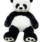 Anico 36' Tall (3 Feet) Plush Panda Bear With Embroidered Paws And Smiling Face