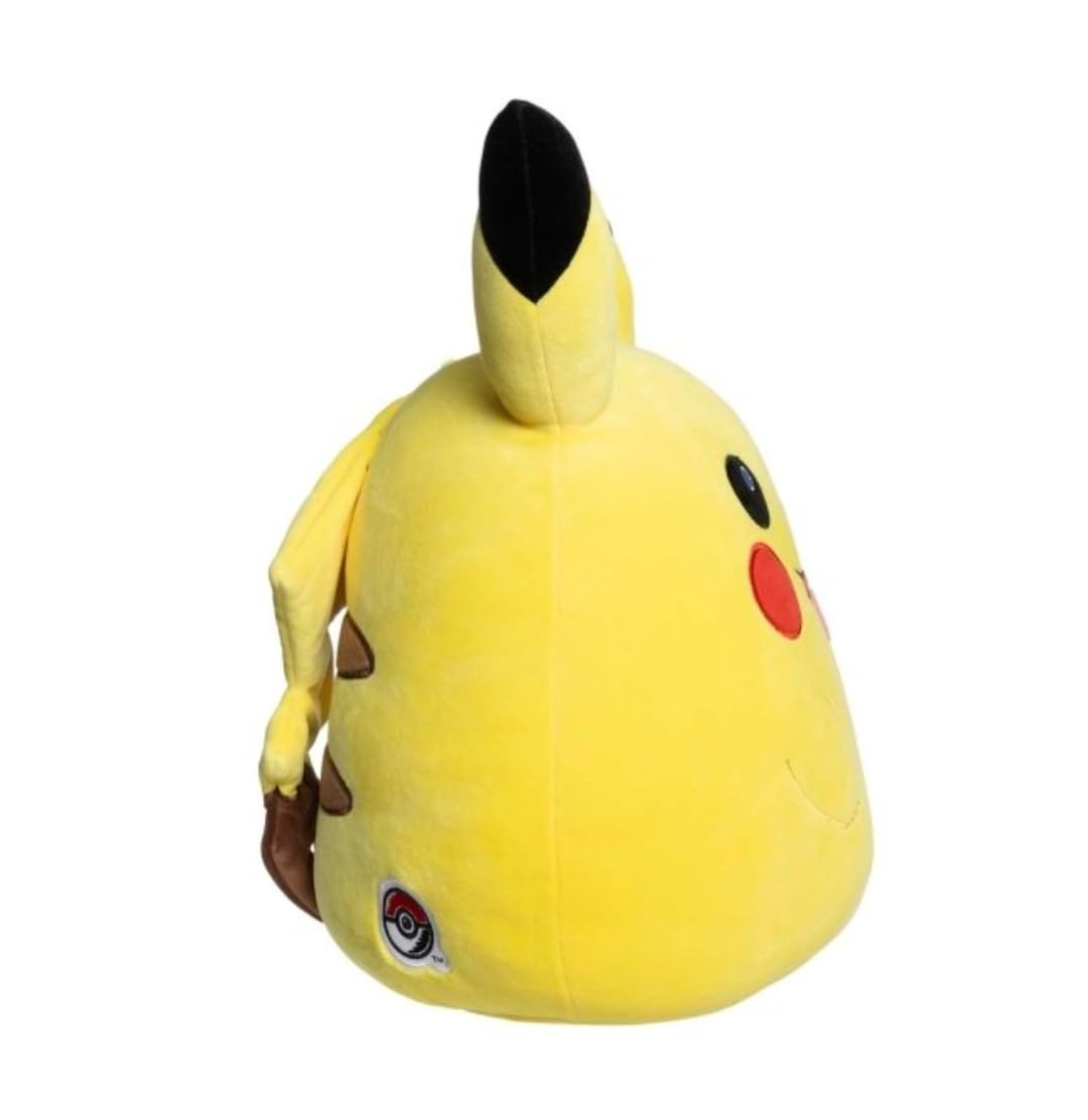 Squishmallows Pokemon Center limited availability 12-Inch Winking Pikachu Stuffed Animal Plush Toy (Winking Pikachu)