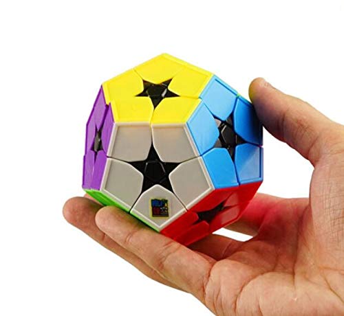 CuberSpeed Moyu MoFang JiaoShi Meilong Kilominx 2x2 Speed Cube - Small, Stickerless, ABS, Model EQY513