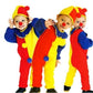 RASHRI ; One For All Unisex Halloween Joker Costumes Children circus clown Cosplay Kids droll Role play April Fool s Day Purim 