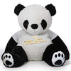 Click4Deal Big Teddy Bear 3 Feet Long Wearing A Be My Valentine T-Shirt ( Bear 91 Cm ) (Panda)