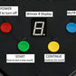 Trebisky Buzzer For Game Show, Educational And Classroom Quiz, Family Games Night, Jeopardy Trivia, Set Of 8 Led Light Answer Buzzers, System W/ 3Ft Cables(System 2Nd Gen)