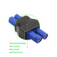 Laisomeke EC3 Male Plug Connector to EC5 Female Plug Connector Adapter for RC Lipo Battery EC3 to EC5 Adapter(2Pack)