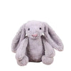 Personalized Stuffed Easter Bunny Rabbit - Basket Stuffers - Embroidered with Name for Kids (Gray)