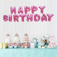 HK Balloons Happy Birthday Letters Foil Toy Balloons  (Pink)