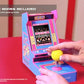 My Arcade Ms. Pac-Man Joystick Console - Mini Video Game, Portable, Pink, Model DGUNL-7074, Officially Licensed, 2 Game Modes