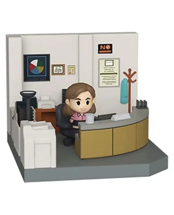 Funko Pop Tv: Mini Moments: The Office - Pam With Chase, Multicolor, (57392)