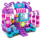 Hogokids Girls Theme Park Building Set - 638 Pieces Friends Ice Cream Truck Building Block Kit 4 In 1 Model Princess Water Park Slide Toys For Kids Girls Boys Aged 6 7 8 9 10 Years Old