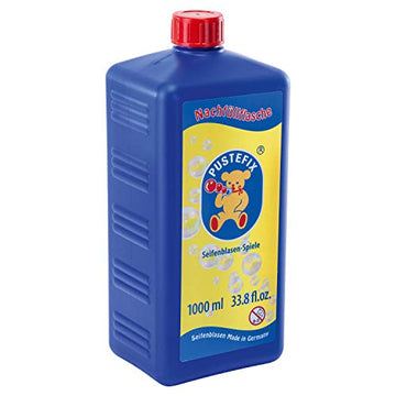 Pustefix 33.8 Oz Refill Bottle Of Pustefix Liquid Bubble Blowing Soap Solution, 1000Ml