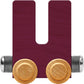 Maple Landmark Nametrains Bright Letter Car U - Made In Usa (Purple)