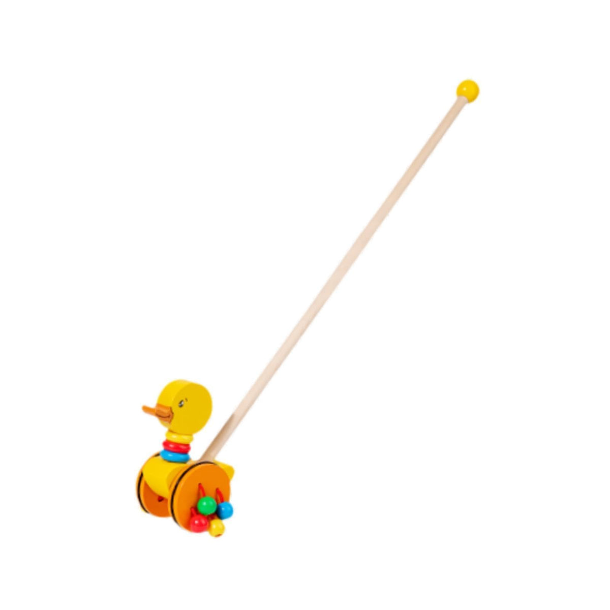Secret Desire Push Along Walking Develops Motor Skills Wooden Push Toy For Kids Girls Boys Duck|Developmental Baby Toys
