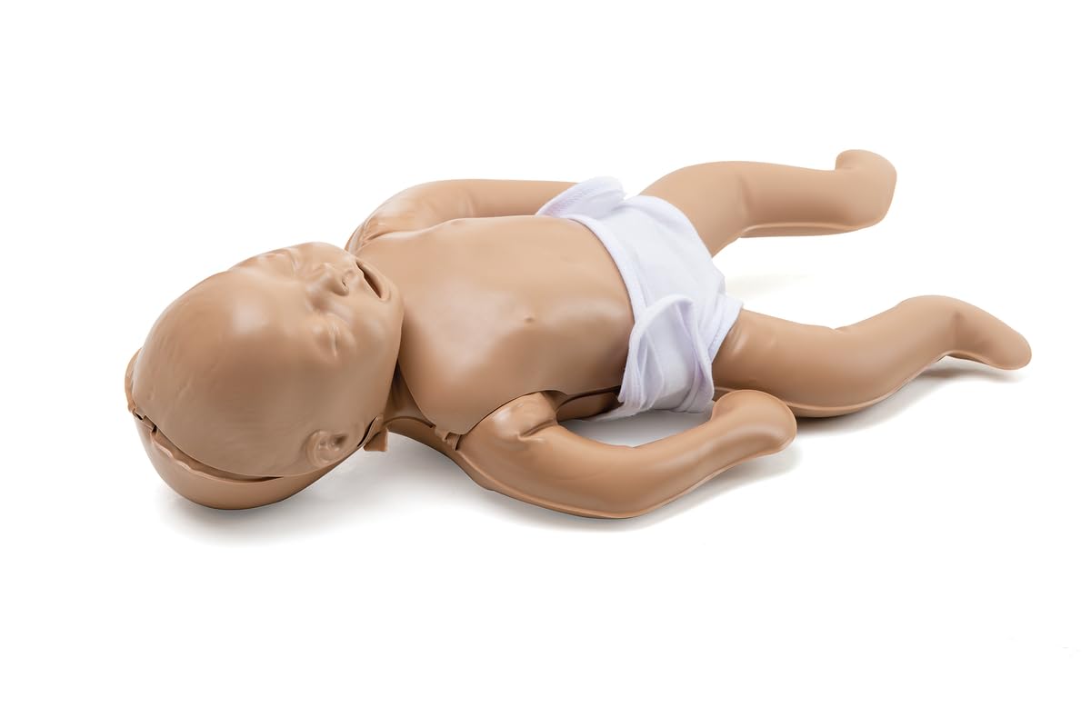 Laerdal Mini Baby Global Set - Inflatable CPR Manikin with Compression Clicker & AED Trainer, Model 103-00250