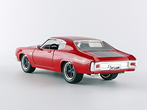 Jada Toys & Furious Dom'S Chevy Chevelle Ss Die-Cast Car, Toys For Kids And Adults Fast & Furious Movie 1- 1:24 Diecast - '70 Ch