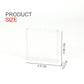 Pasacho Clear Transparent Flat Plates Bricks, 24 Pieces, 1x6x5 Classic, ABS Material, Tansparent 1x6x5