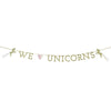 Talking Tables Unicorn Party Supplies | Unicorn Paper Banner Garland Decoration | Great For Girls Party And Birthday Party | Pap