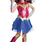 Rubies  244966 Batman V Superman Dawn Of Justice-Girls Deluxe Wonder Woman Costume- Red - Large