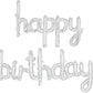 Happy Birthday Balloons Banner,16 Inch Mylar Foil Letters Balloons,Birthday Party Banner For Kids And Boy And Girl Adults,Reusab