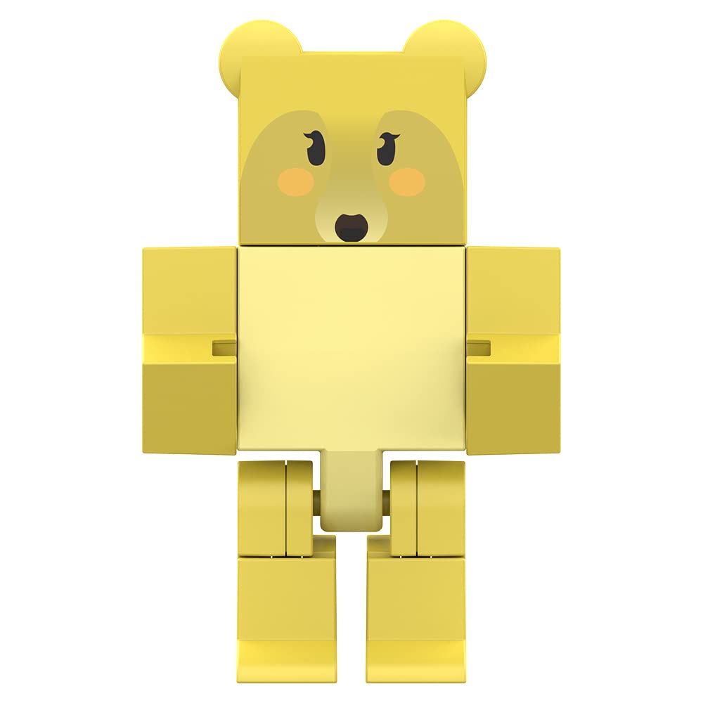 Bee Swarm Simulator Mother Bear Action Figure Pack - 5” PVC Figure w/Mystery Bee & Honeycomb Case, Model AF9203