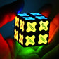 TOSY Magnet Cube 2x2 - 8 Blocks, 2 in 1 Toy: 2x2x2 Puzzle Cube and Customizable Infinity Cube, Glowing, UV Flashlight, Fidget/Se