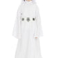 Rodwake Children'S Princess Cosplay Costume Girls White Tunic Hooded Robe Halloween Kids Outfit