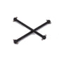 #45 Steel RC Drive Shaft Dogbone Overall Length 77mm for 1/10 RC Hobby Model Car hsp Wltoy Redcat 4PCS/Set