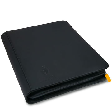 Card Guardian - Toploader 9 Pocket Premium Binder With Zipper For 360 Cards - Side Loaded Pockets - Compatible With Sports And T