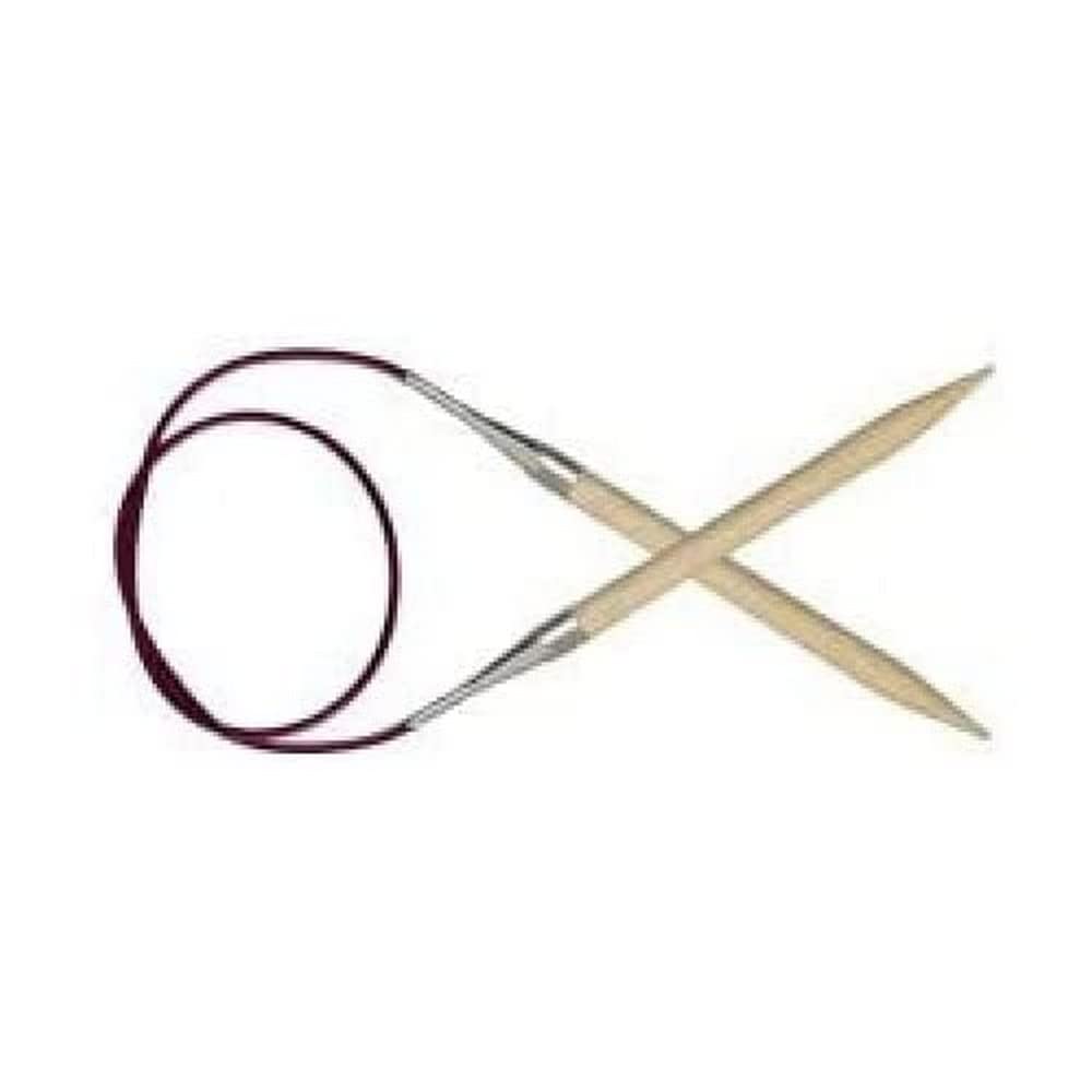 KnitPro Bamboo Circular Knitting Needle 80cm x 10mm Brown K22256