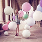 AnnoDeel 15pcs 36" Large Round Latex Balloons, Thick Rubber for Birthday, Wedding Party Decorations, Assorted Colors