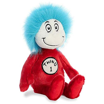 Aurora Plush Bundle of 2 - 12" Thing 1 & Thing 2, Multicolor, Soft Plush Toys, Model B07FDK799F