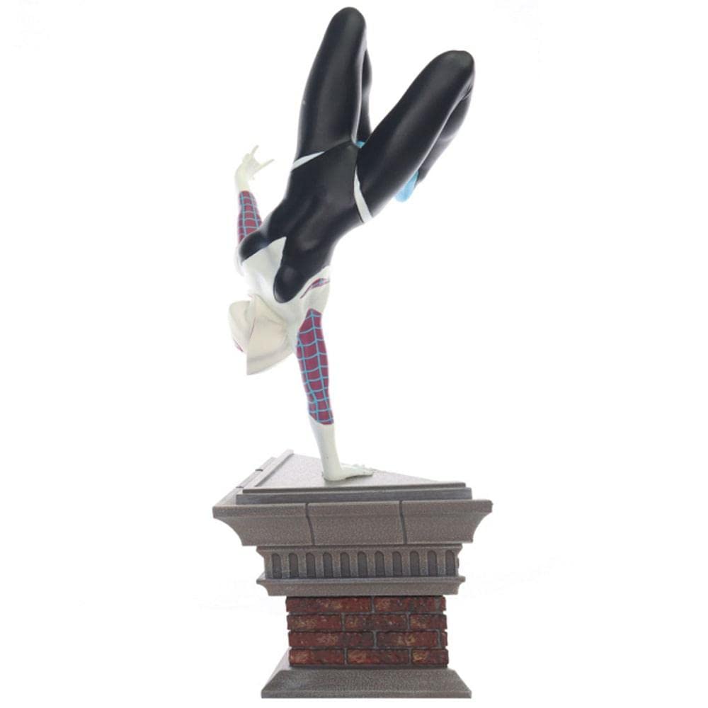 Diamond Select Toys Marvel Gallery Spider-Gwen PVC Figure, 11" Handstand Version, Multicolor, Model AUG202100