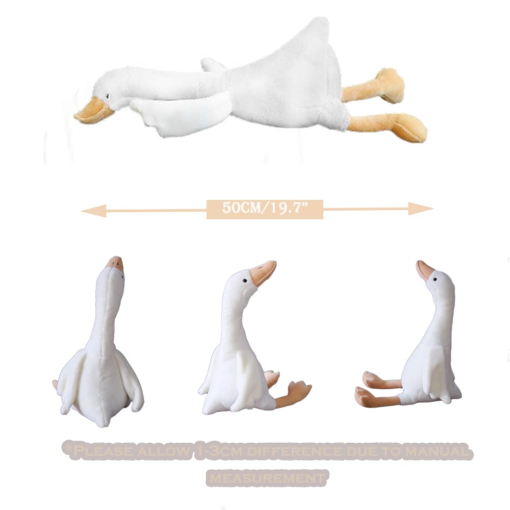 CHELEI2019 19.7'' Goose Stuffed Animal Plush Toy,White Swan Stuffed Animal Toy Gifts for Kids