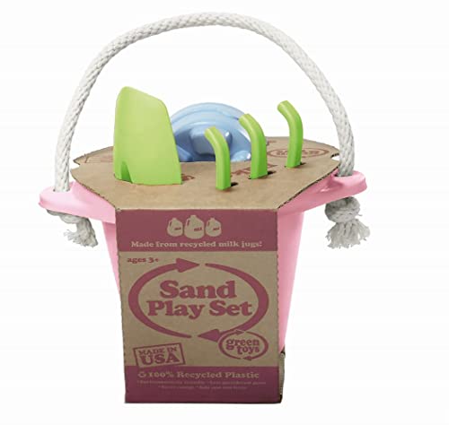 Green Toys Sand Play Set, Pink