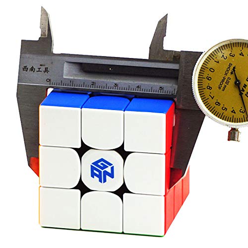 CuberSpeed Gan 356 RS 3x3 Speed Cube Puzzle - Stickerless Design, Plastic, GAN356R Model