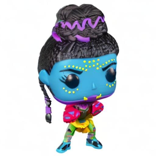 Funko Pop! Marvel: Black Panther - Shuri, Special Edition Black Light Exclusive Figure #276