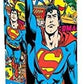 AQUARIUS Superman Retro 1000 Piece Jigsaw Puzzle, 10" Multi-colored, Model 73027, Plastic