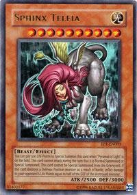 Yu-Gi-Oh! - Sphinx Teleia (EP1-EN003) - Yu-Gi-Oh The Movie Promo limited availability Pack - Promo Edition - Ultra Rare