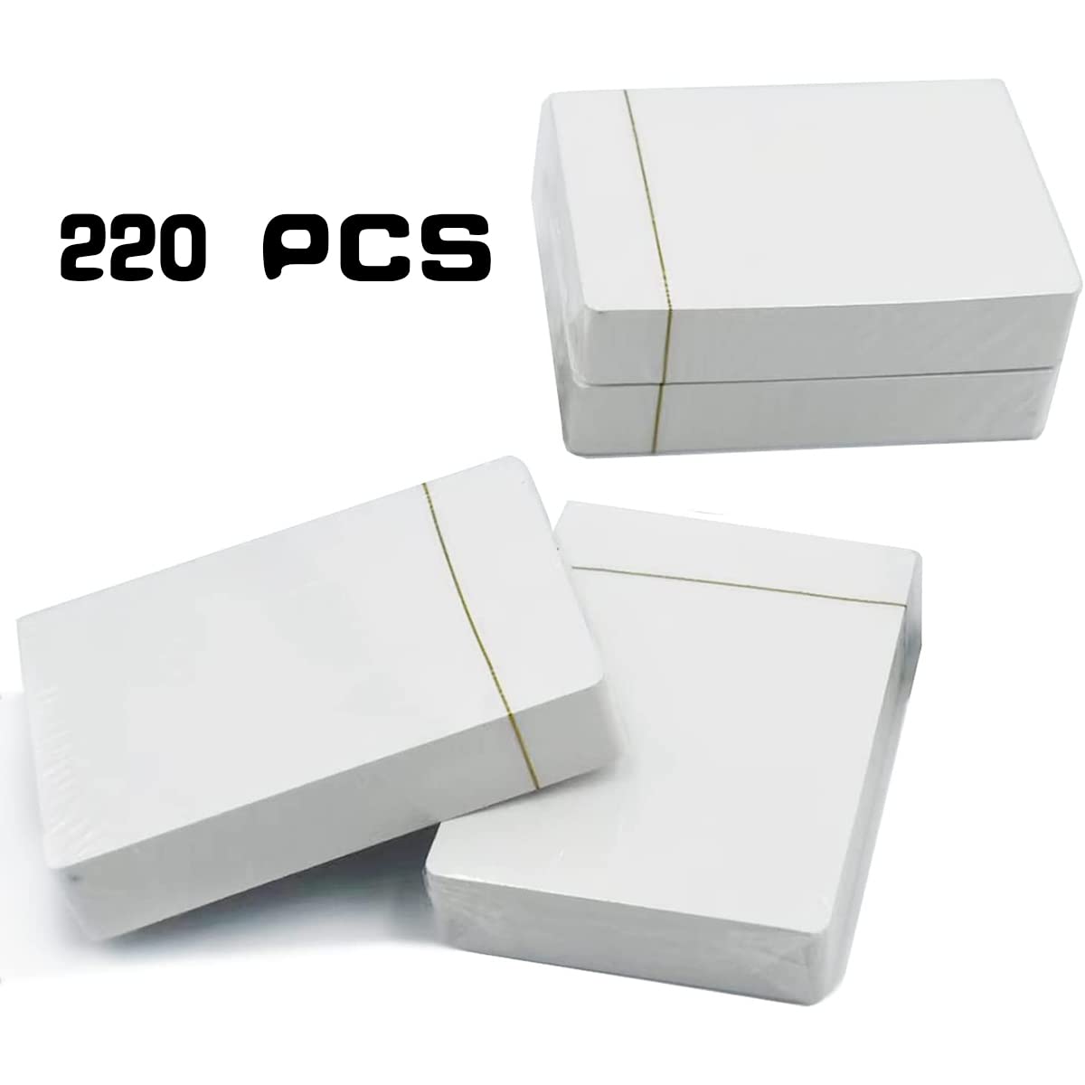 Blank Cards 220 Pcs 3.5 X 2.5 Inch Make Own Cards Of Diy Game Blank Cards White Design Playing Learning Note Cards Postcards For