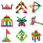 AEXONIZ TOYS Building Blocks Toy for Kids 100Pcs Plastic NonToxic Hexa Blocks Set for Counting Sorting STEM Essential Skills Mo
